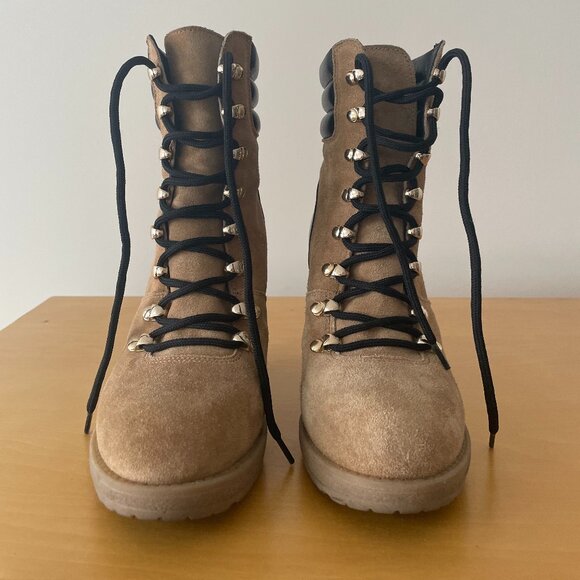 Carla G suede and leather ankle boot - Picture 6 of 9